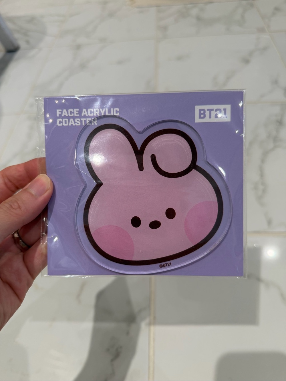 BT21 BTS Cooky Coaster